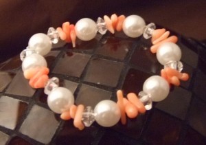 Peachy Pink Bracelet-$5 from The Pink Locket