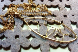 Gold Leaf Necklace