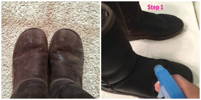 Cleaning Uggs Step 1